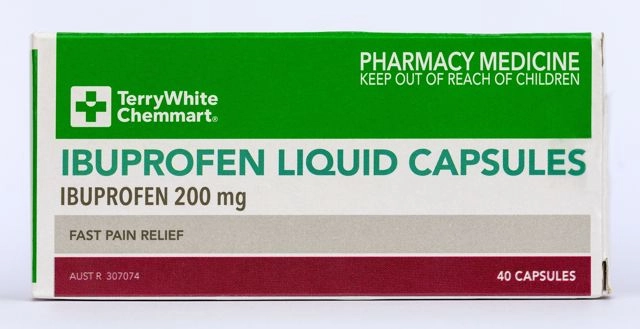 TerryWhite Chemmart Ibuprofen 200mg 40 Liquid Capsules