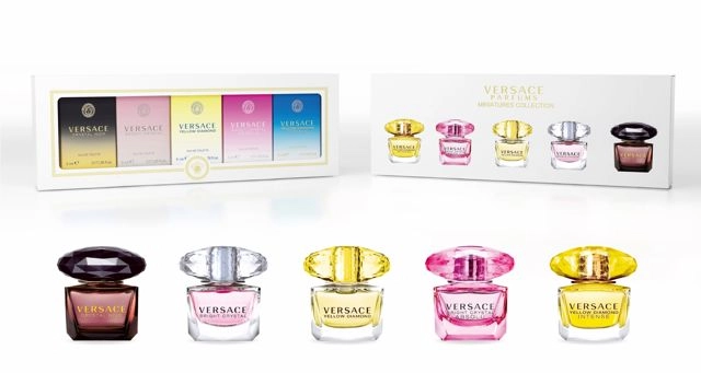 Versace Crystal Miniature 5ml Gift Set 5 Piece