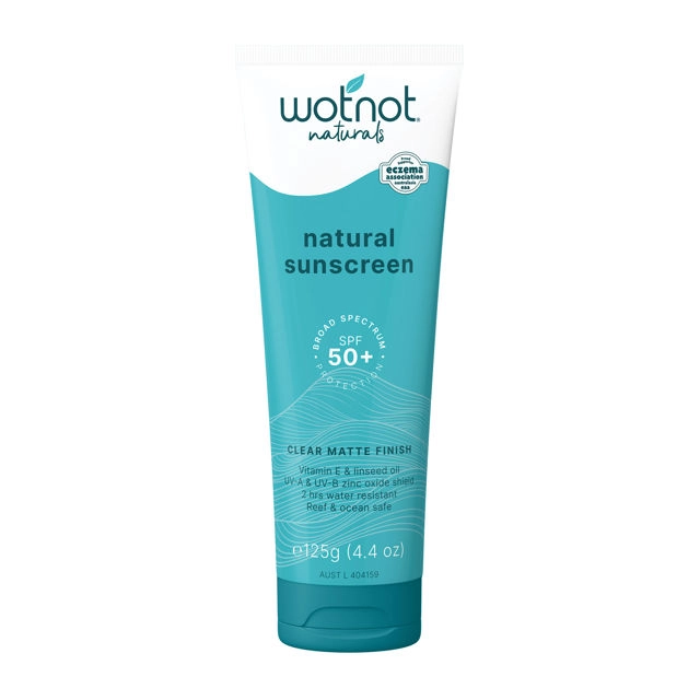 Wotnot Natural Sunscreen SPF50+ 125g