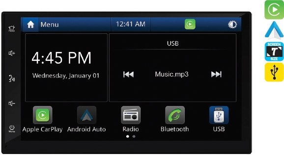 Aerpro 7” Carplay Digital Media Player