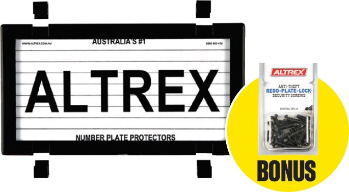 Altrex Number Plate Protectors