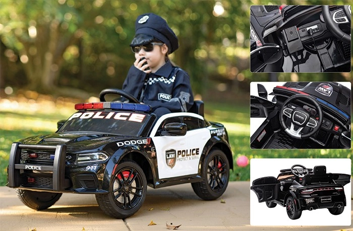 Dodge Charger 12V SRT Hellcat Police Ride On