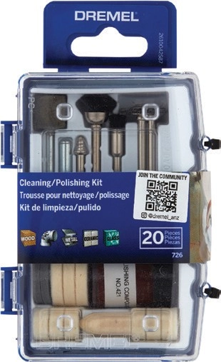 Dremel 20 Pce Micro Cleaning & Polishing Kit^