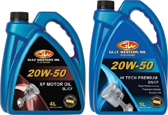 Gulf Western Mineral Engine Oils^