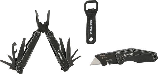 NEW ToolPRO 3 Pce Multi Tool & Knife Set