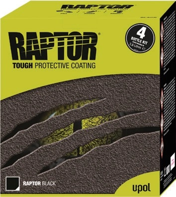 Raptor 2K Black Protective Coating Kit 4L