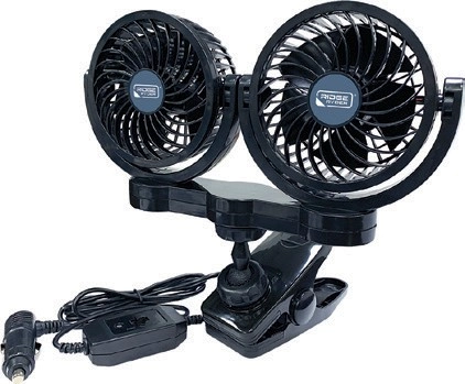 Ridge Ryder 12V Twin Head Fan