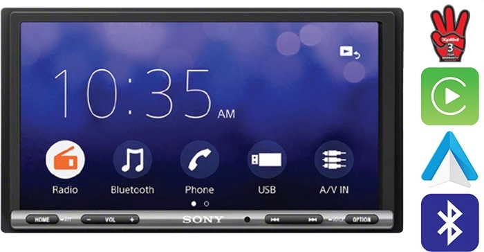 Sony 6.95” Apple CarPlay & Android™ Auto Digital Media Player