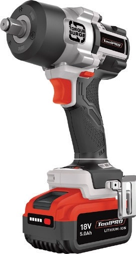 ToolPRO 18V Brushless 1/2” Impact Wrench Kit