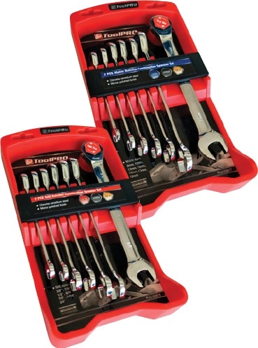 ToolPRO 7 Pce Ratchet Spanner Set