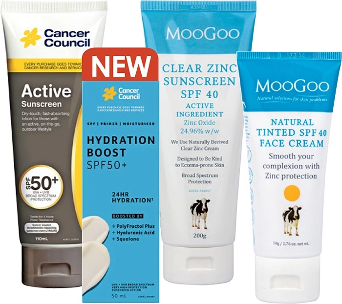 20% off Cancer Council or Moogoo Selected Products