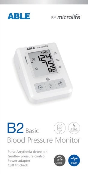 Able by Microlife B2 Basic Blood Pressure Monitor