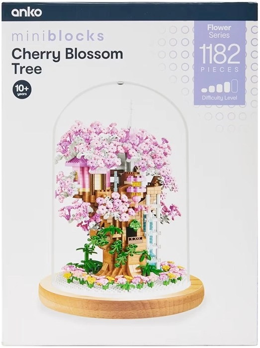 1182 Piece Mini Blocks Flower Series: Cherry Blossom Tree