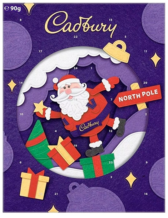 Cadbury Christmas Advent Calendar 90g