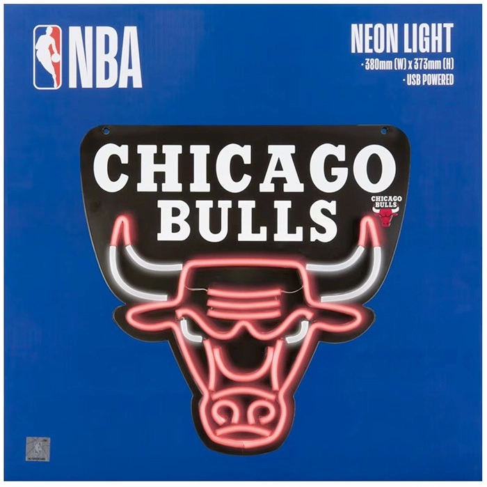 Chicago Bulls Logo Neon Light