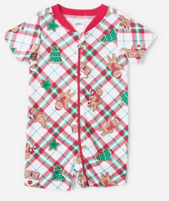 Christmas Family Zip Romper