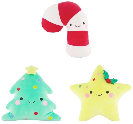 Christmas Flat Plush Toy - Assorted