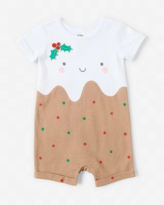 Christmas Pudding Romper