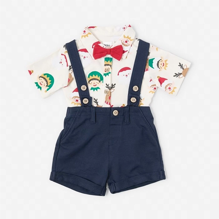 Christmas Shorts and Shirt Set