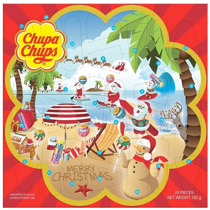 Chupa Chups Christmas Advent Calendar 192g