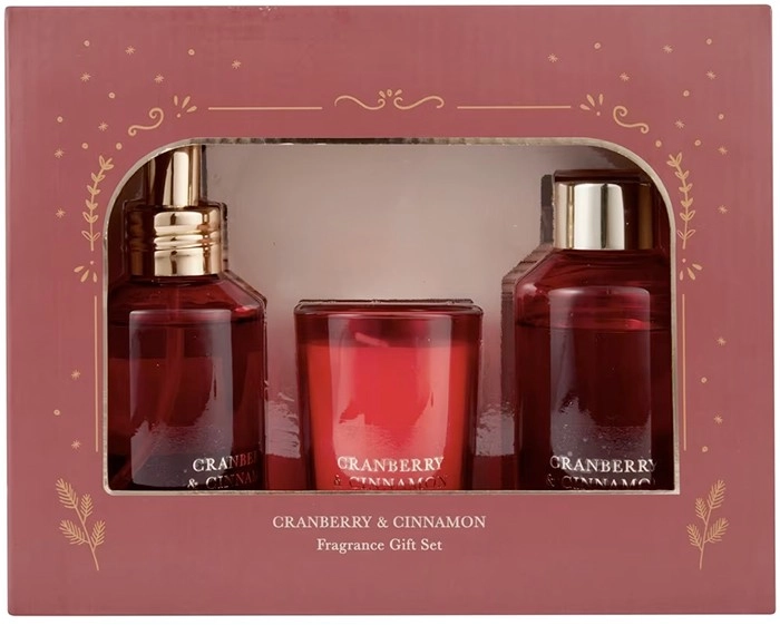 Cranberry and Cinnamon Fragrance Gift Set