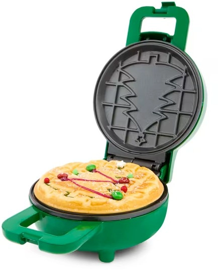 Mini Christmas Tree Waffle Maker - Green