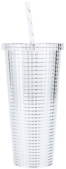 NEW 650ml Metallic Disco Tumbler