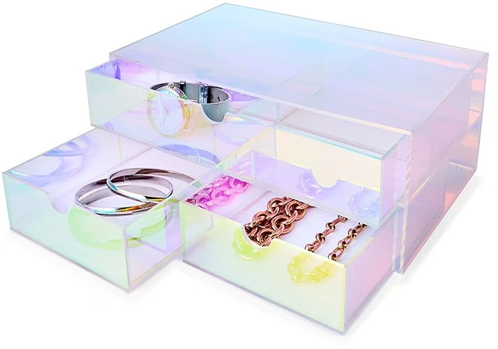 NEW Iridescent Jewellery Box