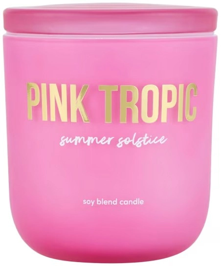 NEW Pink Tropic Summer Solstice Soy Blend Fragrant Candle