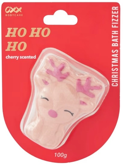 OXX Bodycare Ho Ho Ho Christmas Bath Fizzer - Cherry Scented