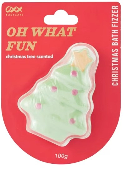 OXX Bodycare Oh What Fun Christmas Bath Fizzer - Christmas Tree Scented