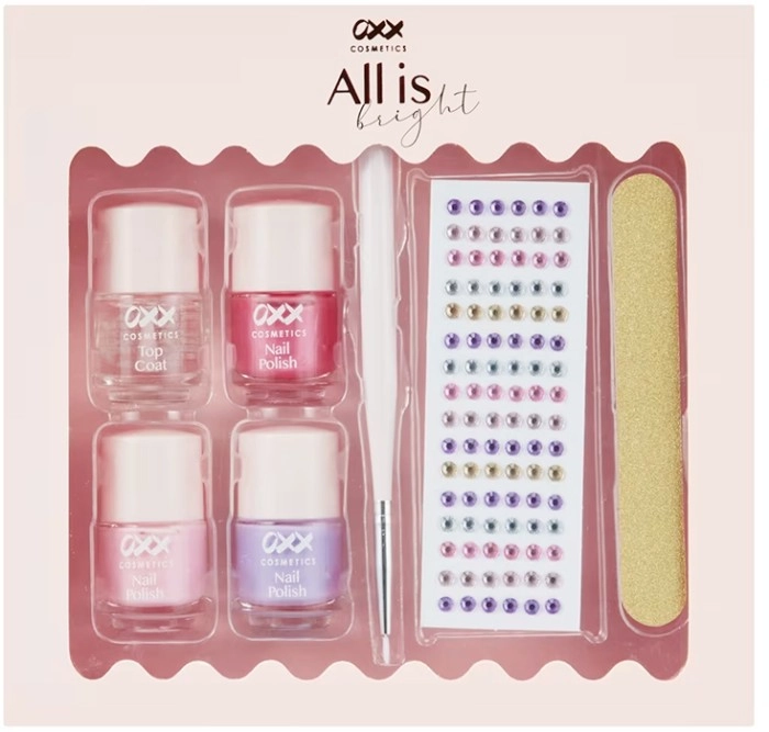 OXX Cosmetics All is Bright 7 Piece Nail Art Set