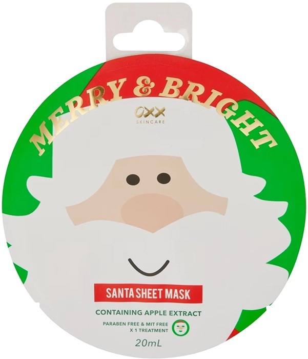 OXX Skincare Novelty Santa Sheet Mask 20ml - Apple Extract