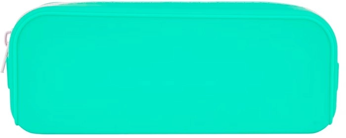 Silicone Barrel Pencil Case - Green