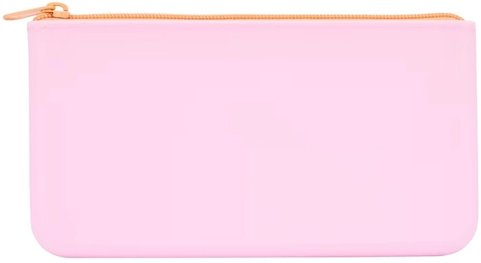 Silicone Pouch Pencil Case - Pink