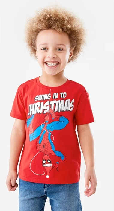 Spider-Man License Christmas T-shirt