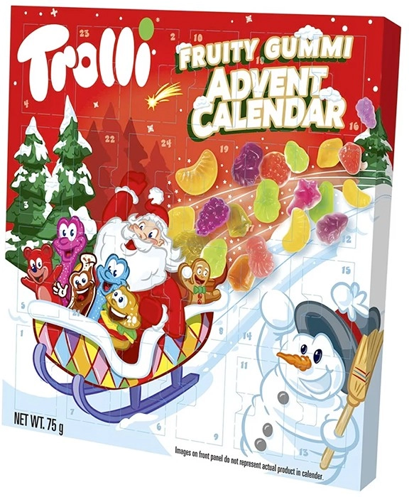 Trolli Fruity Gummi Advent Calendar 75g