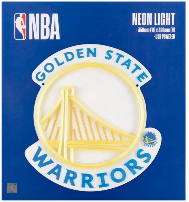 Warriors Logo Neon Light