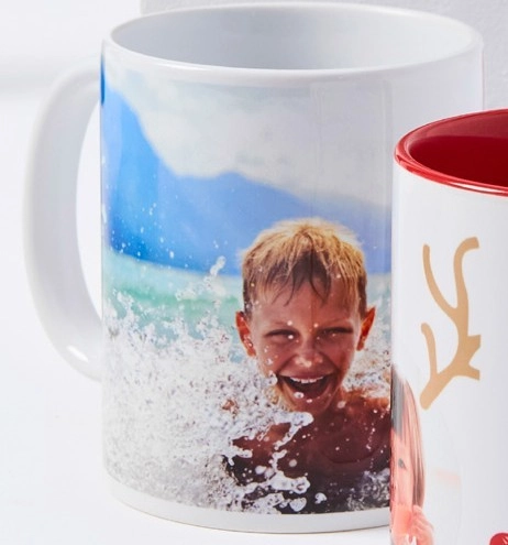 White Photo Mug