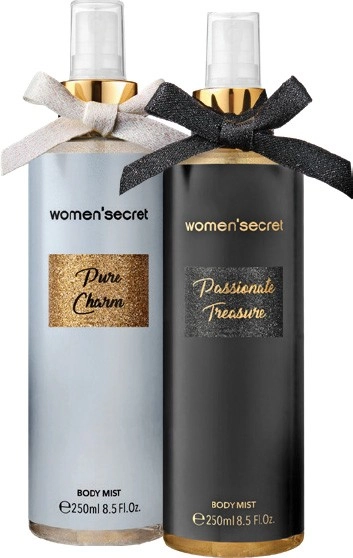 Women'secret Body Mist Pure Charm or Passionate Treasure 250mL