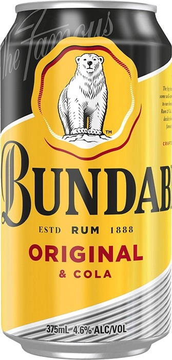 Bundaberg U.P. Rum & Cola Cans 375mL