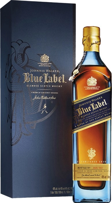 Johnnie Walker Blue Label Blended Scotch Whisky 1L