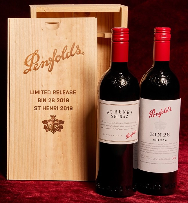 Penfolds Limited Release Bin 28 2019 and St Henri 2019