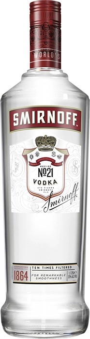 Smirnoff Red Label Vodka 1.125L