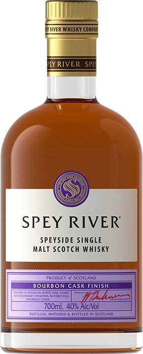 Spey River Bourbon Cask Single Malt Scotch Whisky 700mL