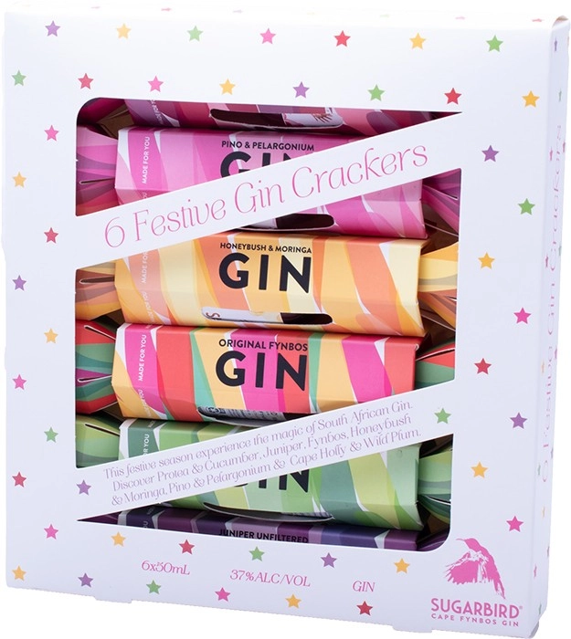 Sugarbird Gin Christmas Cracker 6x50mL