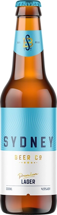 Sydney Beer Co Lager Bottles 330mL