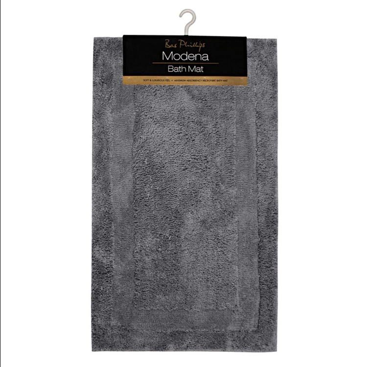 Bas Phillips Modena Bath Mat Cobblestone 50 x 80 cm