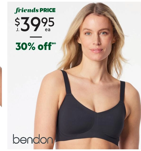 Bendon Women's Comfit Wirefree Bra Black