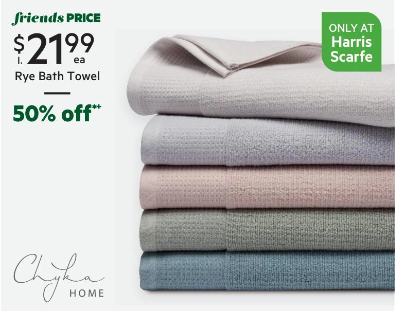 Chyka Home Rye Towel Collection Sage